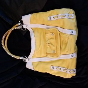 B Makowsky Leather Handbag